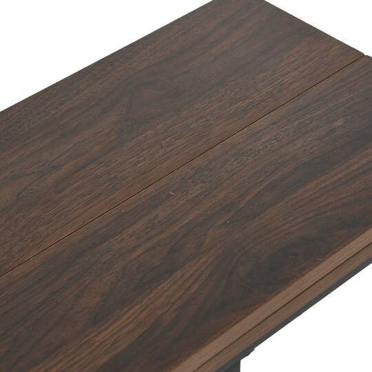 Household Essentials Jamestown Extendable C-Shaped End Table